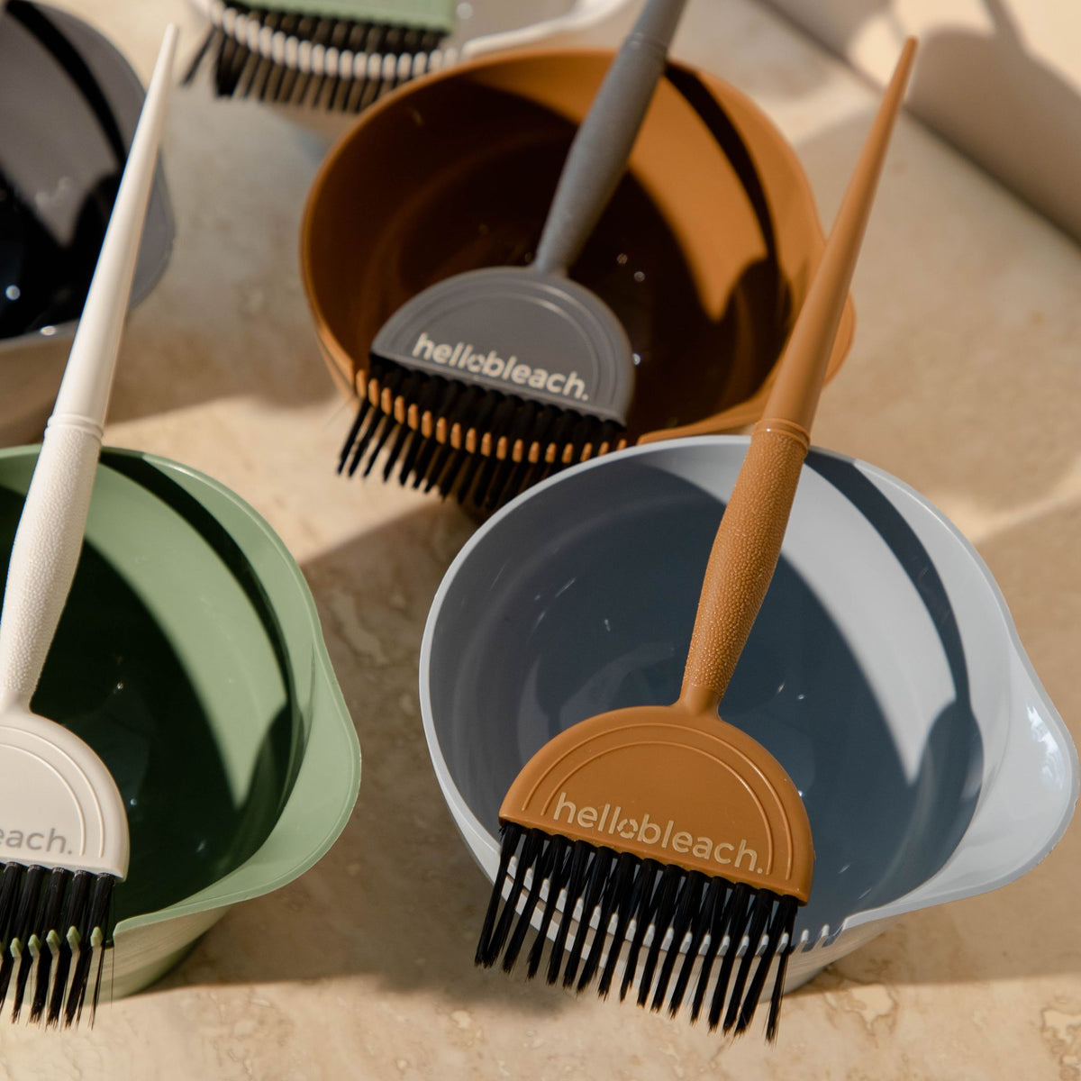 Hello Bleach Bowl & Brush Kit