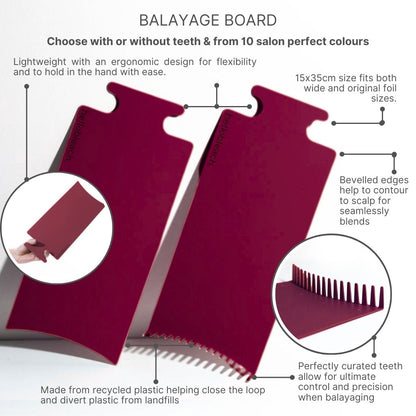 Balayage Board - Burgundy