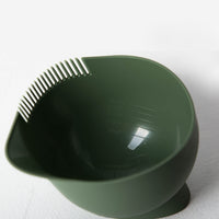 Deep Tint Bowl w Teeth - Forest