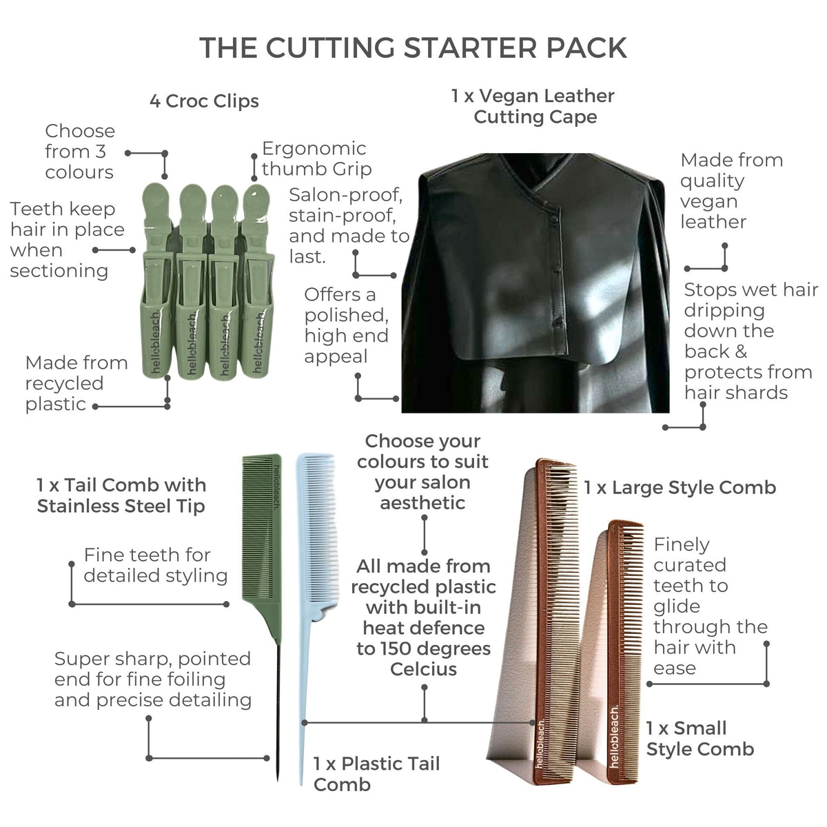 Professional Cutting Starter Pack by Hello Bleach